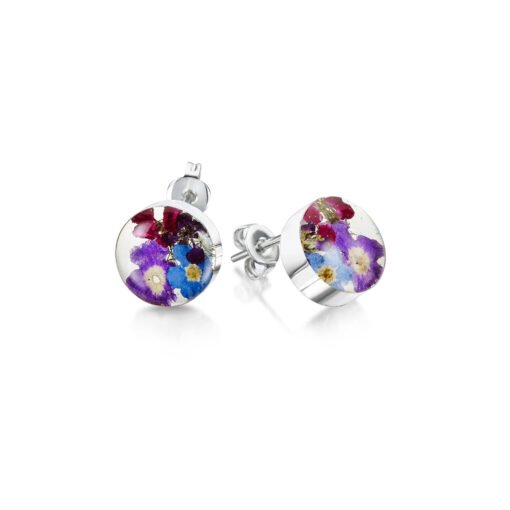 real flower studs