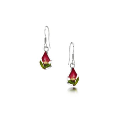 rose earrings