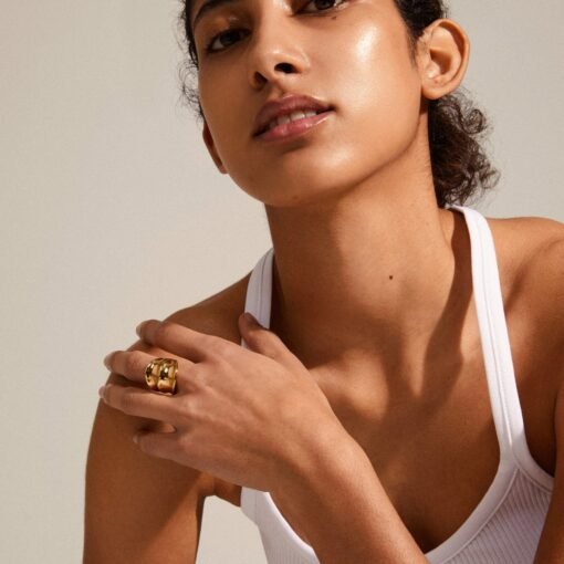 Pilgrim Dreams Statement Ring Gold-plated - Image 2