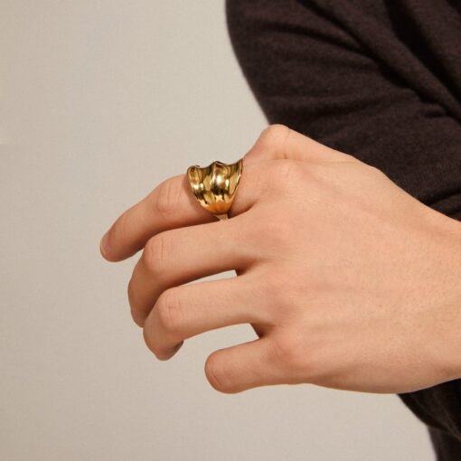 Pilgrim Dreams Statement Ring Gold-plated - Image 4