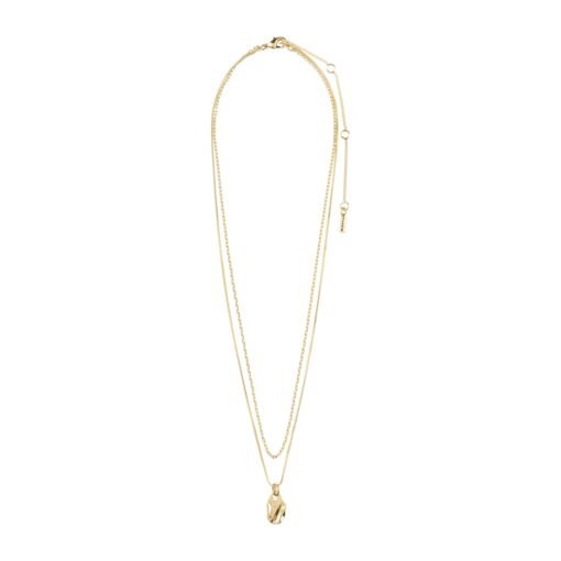 Pilgrim Hope Recycled Pendant Necklace 2-in-1 Gold-plated - Image 4