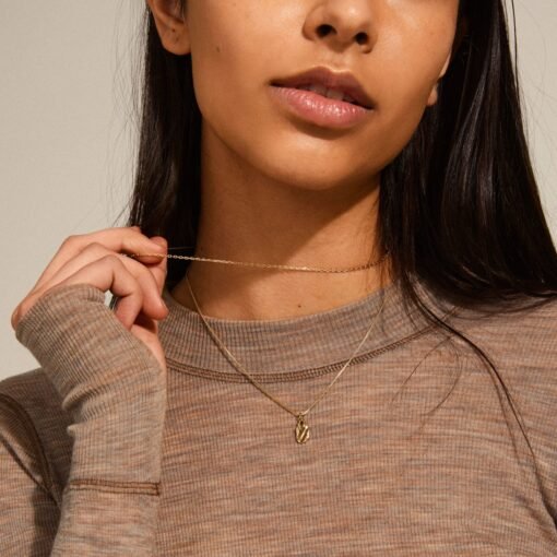 Pilgrim Hope Recycled Pendant Necklace 2-in-1 Gold-plated - Image 2