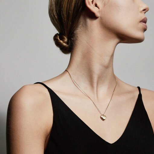 Pilgrim Sophia Heart Pendant Necklace Gold Plated - Image 3