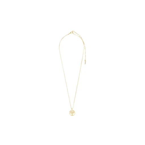 Pilgrim Iben Recycled Tree-Of-Life Necklace Gold-Plated - Image 4