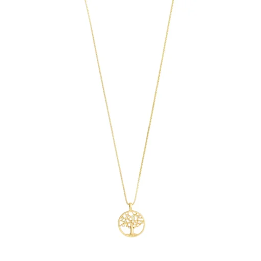 Pilgrim Iben Recycled Tree-Of-Life Necklace Gold-Plated